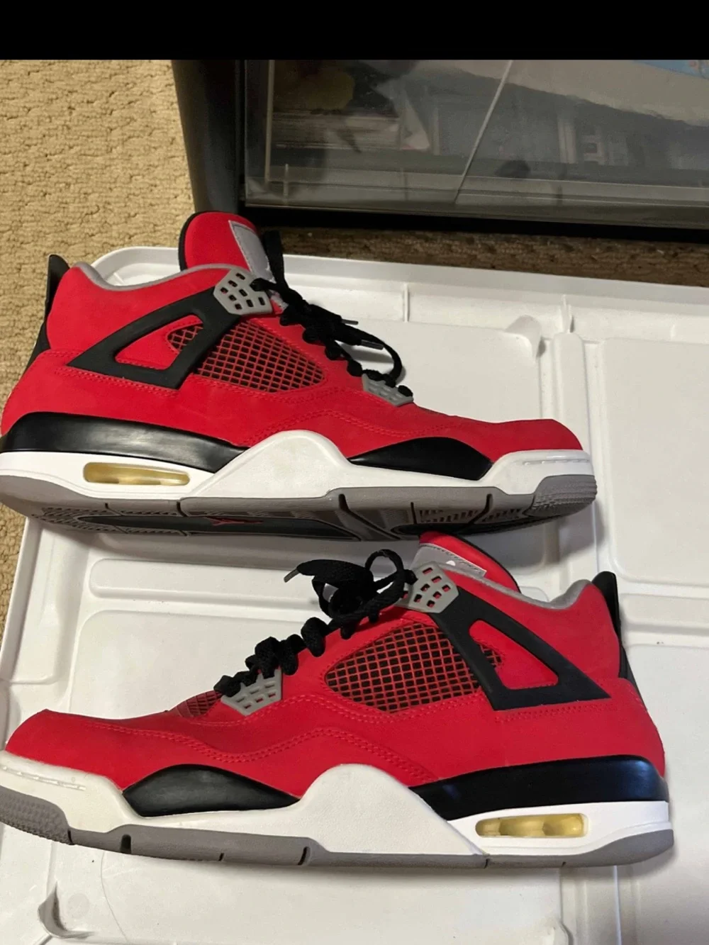 Nike Air Jordan 4 Retro Toro Bravo 2013 Fire Red/White 308497-603
